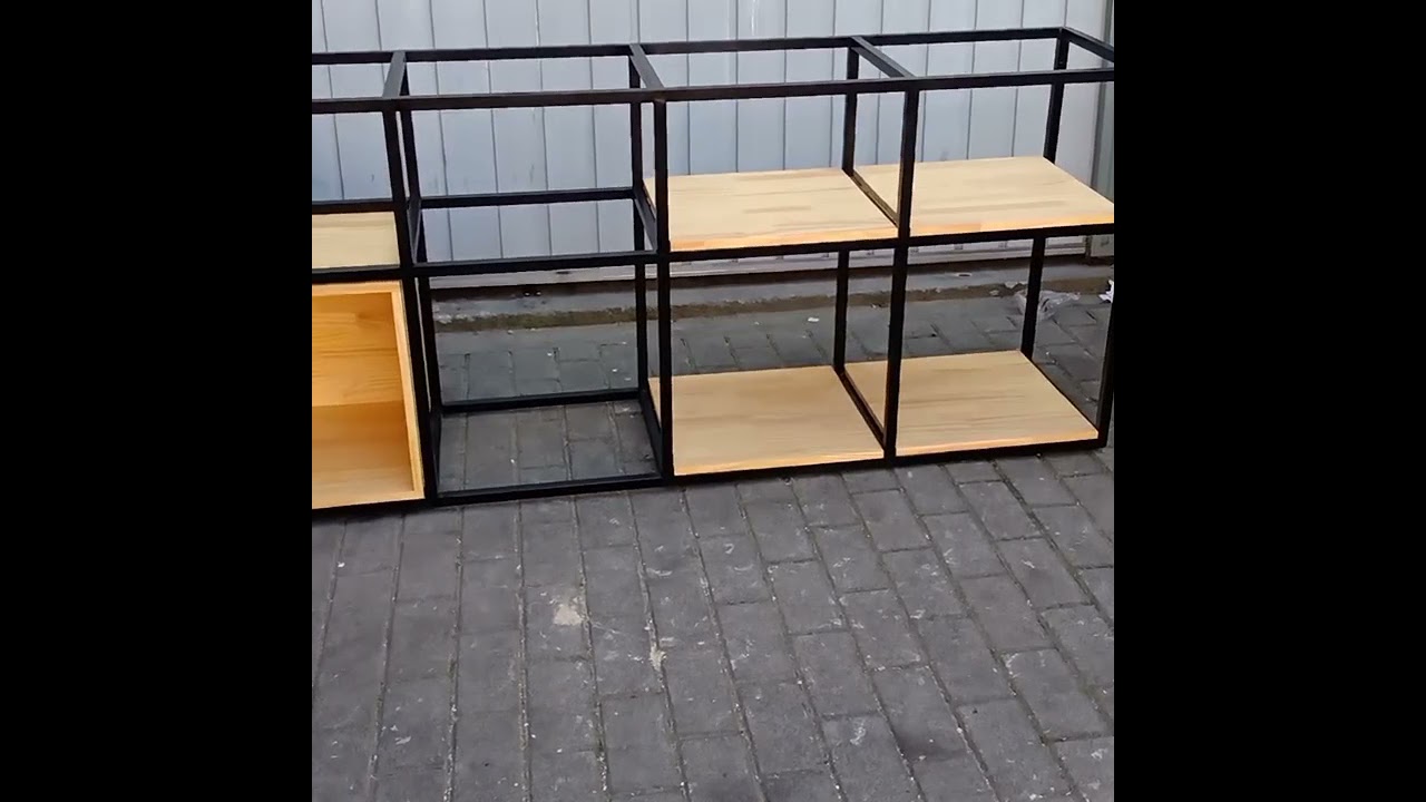 Estante Industrial para Homeoffice - Suspensa para Parede