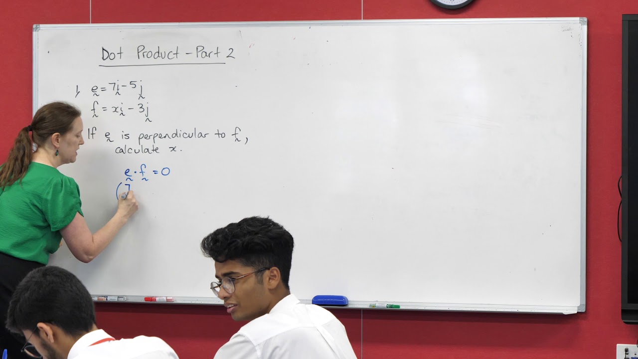 Dot Product, continued (1 of 2: Cosine rule)