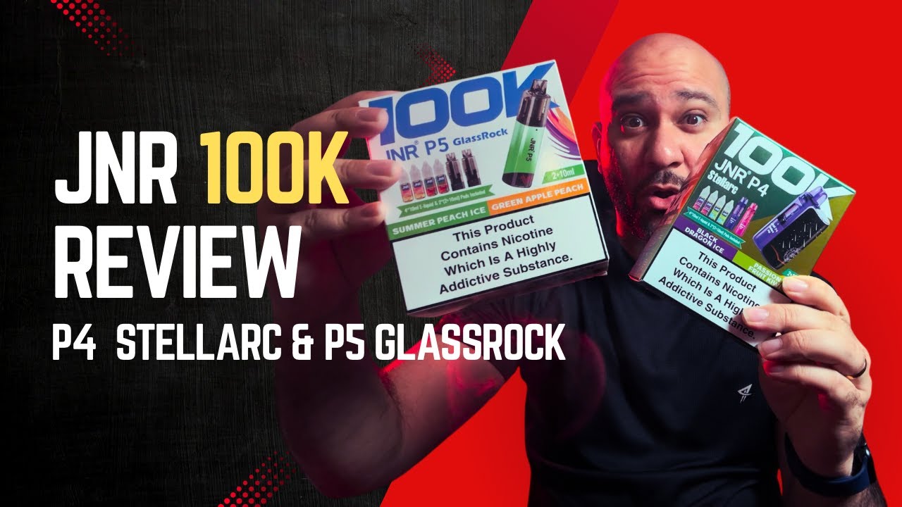 JNR 100K Review | P4 Stellarc & P5 Glassrock - The Future of Refillable Pod Kits
