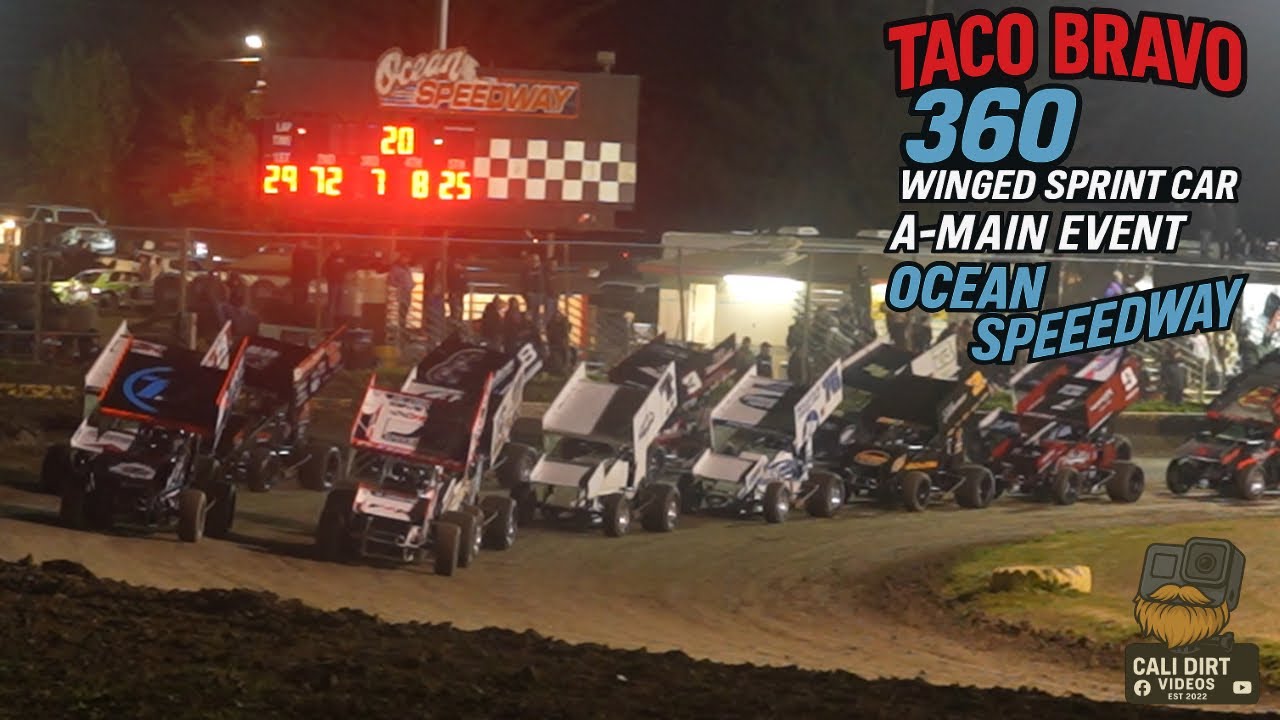 360 Sprint Car Full A-Main | 30 Laps | Ocean Speedway | 4/25/25