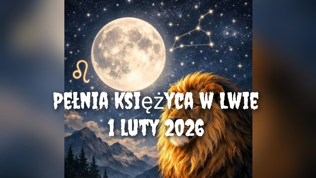 🌑🌕♌Pełnia w Lwie 1 luty 2026♌🌕🌑 wszystkie znaki zodiaku 