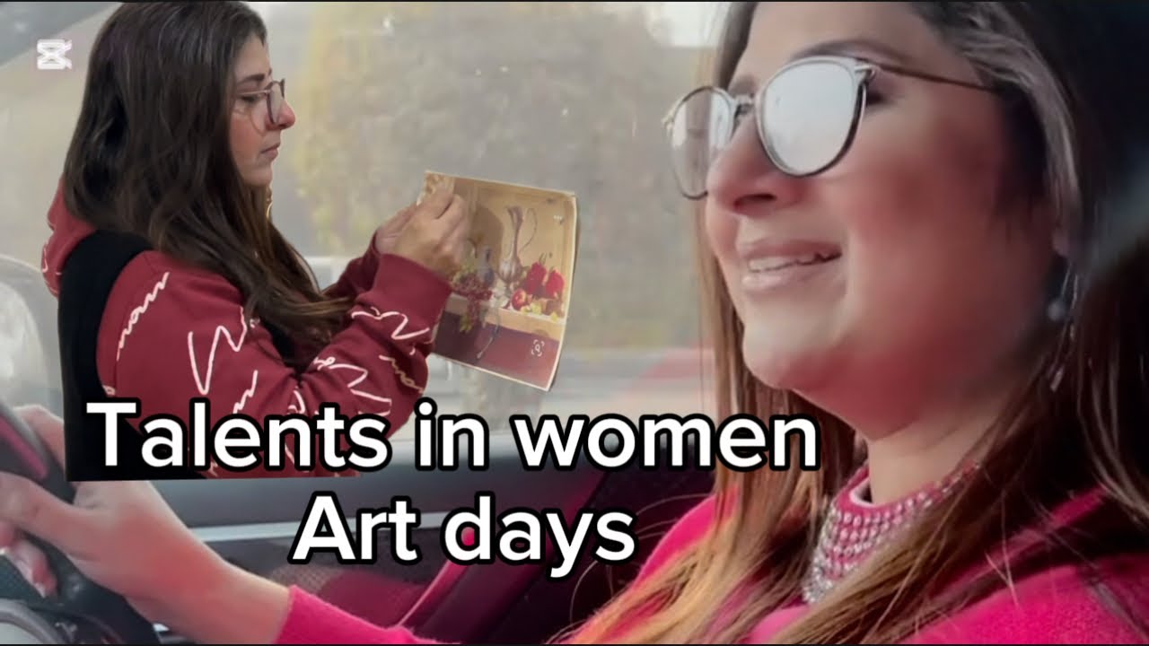 Talents in women | my Art Days | #shaguftanstyle #talent #art 