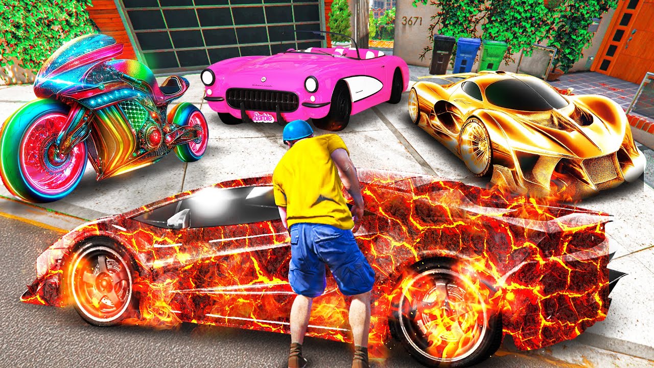 Jeffy Steals EVERY SUPERCAR In GTA 5!