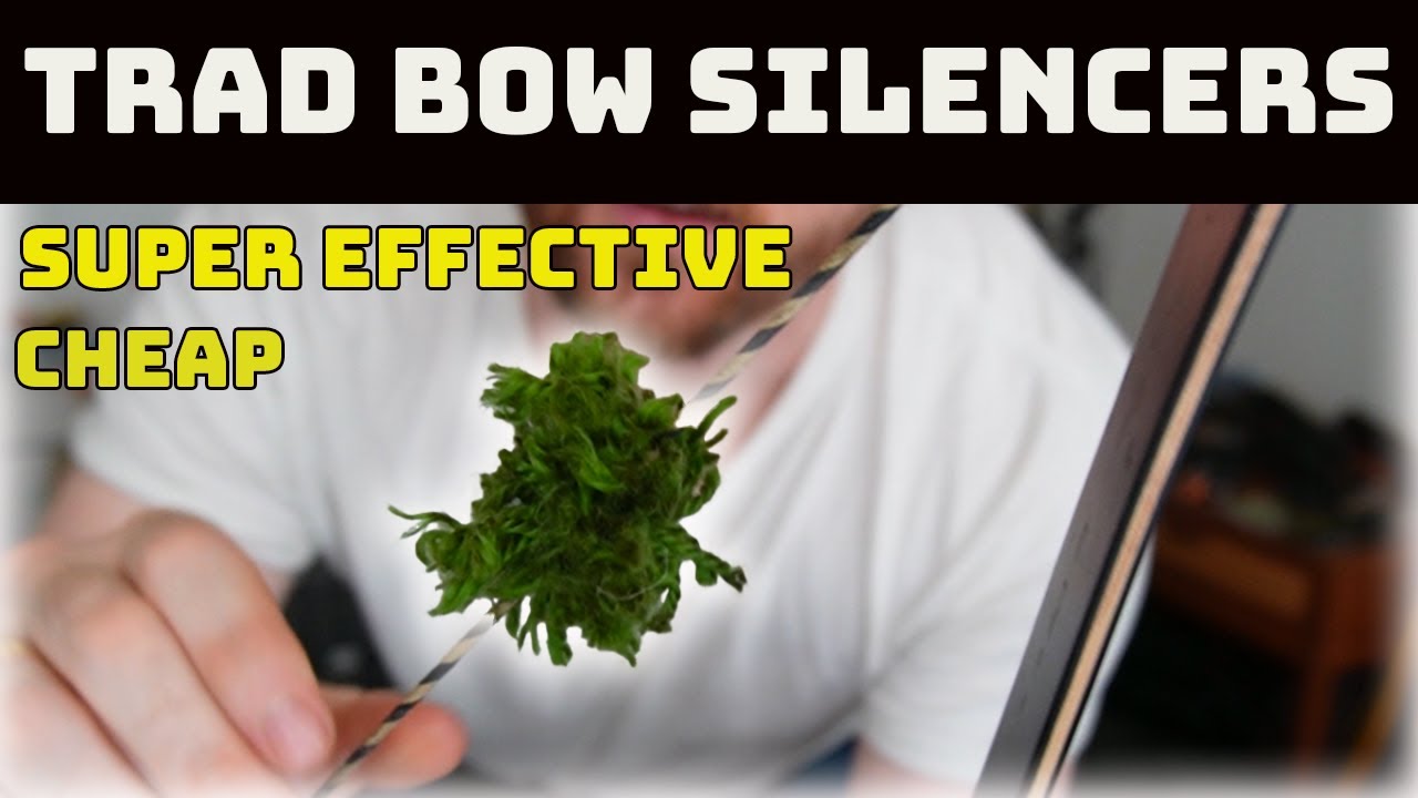 How to make SUPER EFFECTIVE bow silencers for cheap!