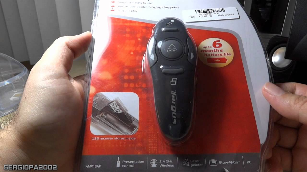 Review of the Targus Wireless Presenter with laser pointer found on ebay for just $15