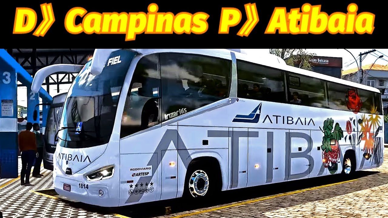 BUS ETS 2 SIMULATION IRIZAR I6s SCANIA NA ATIBAIA MAPA ROTAS BRASIL