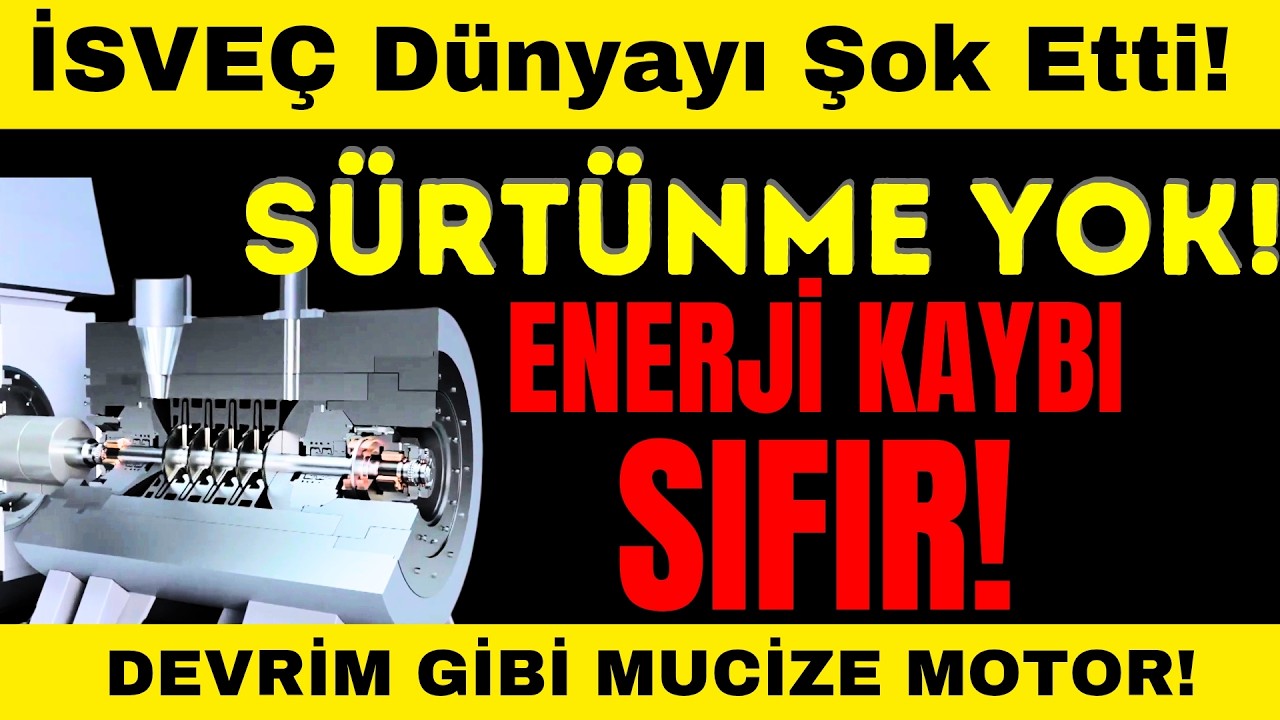 Sürtünmesiz Motorlar! Elektrikli Araçlarda Enerji Kaybı Sıfır, Menzil 1000 Km’ye Çıkıyor #byd #tesla