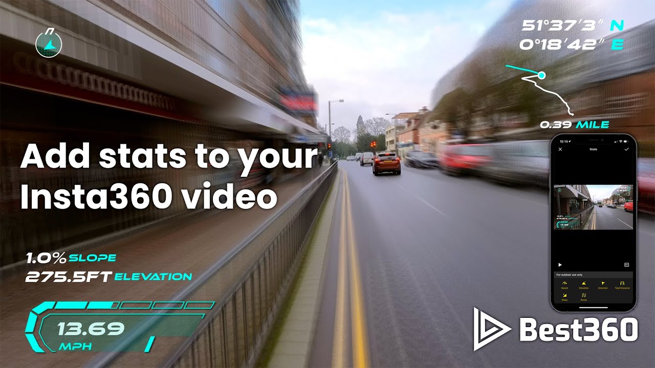 Учебное пособие по приложению Insta360: как записывать и отображать статистику