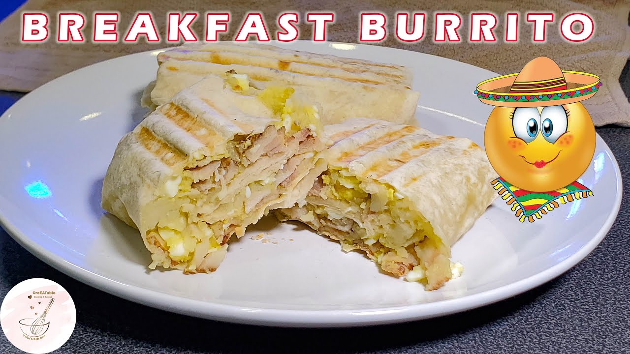 How To Make Breakfast Burrito? | PERFECT BURRITO | Przepis na śniadanie CreEATable Pola's Kitchen