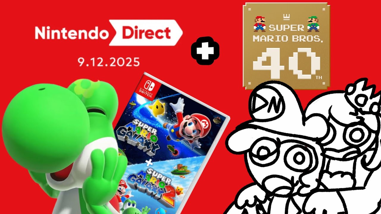 MARIOS 40TH ANNIVERSARY IS SO MID [Ft. Salo] | [Reaction] Nintendo Direct 9.12.2025 
