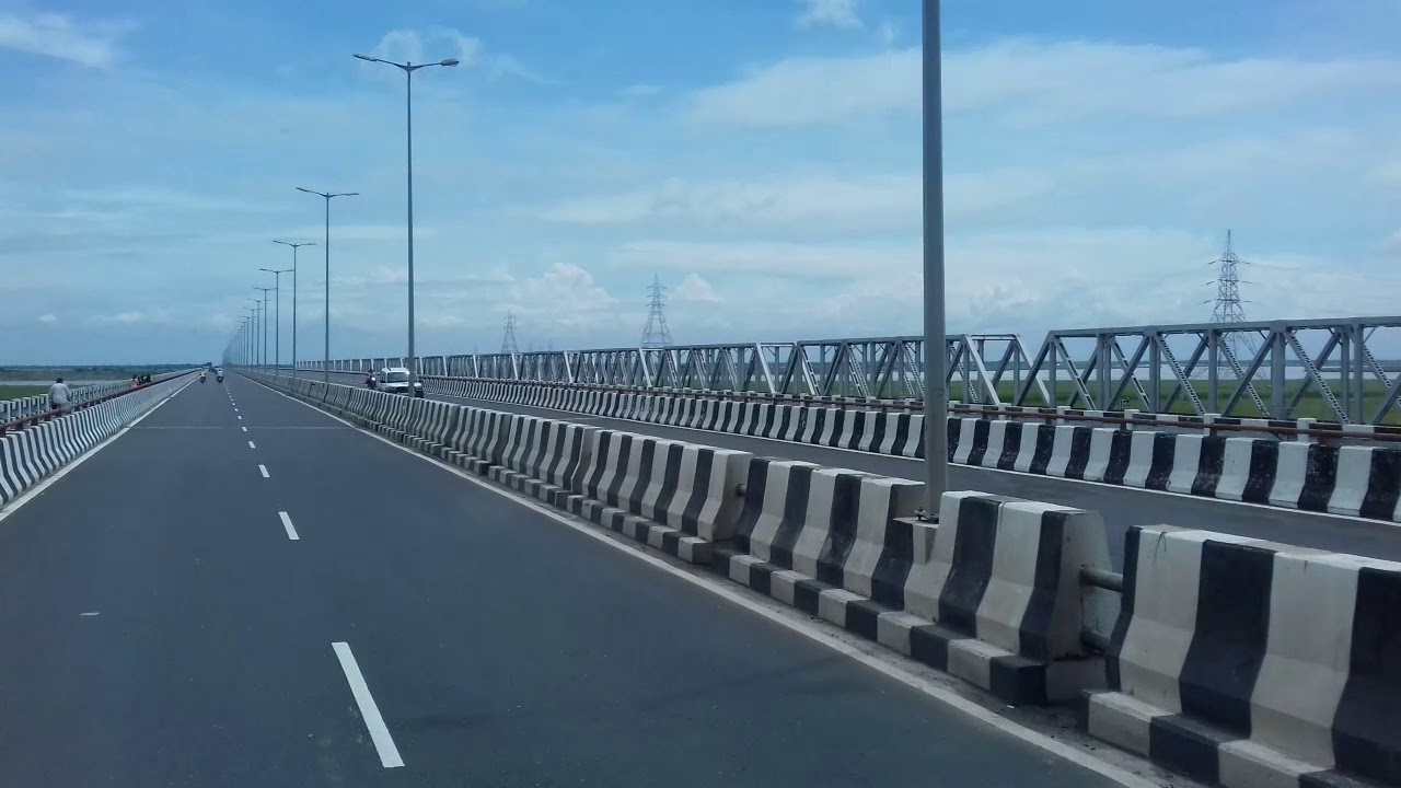 Koshi Mahasetu Bridge of Bihar India