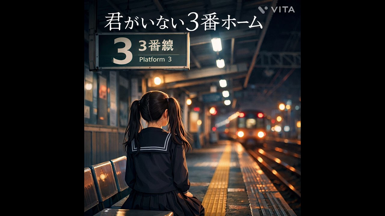 『オリジナル曲』 君がいない3番ホーム #ai作曲