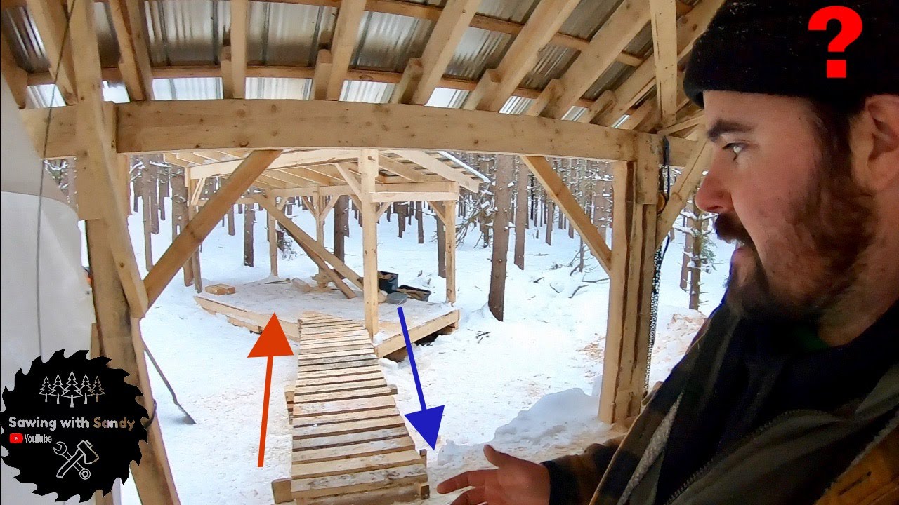 Walk Between Sheds with a Boardwalk | Sawmill Lumber Shed Build - Episode 7