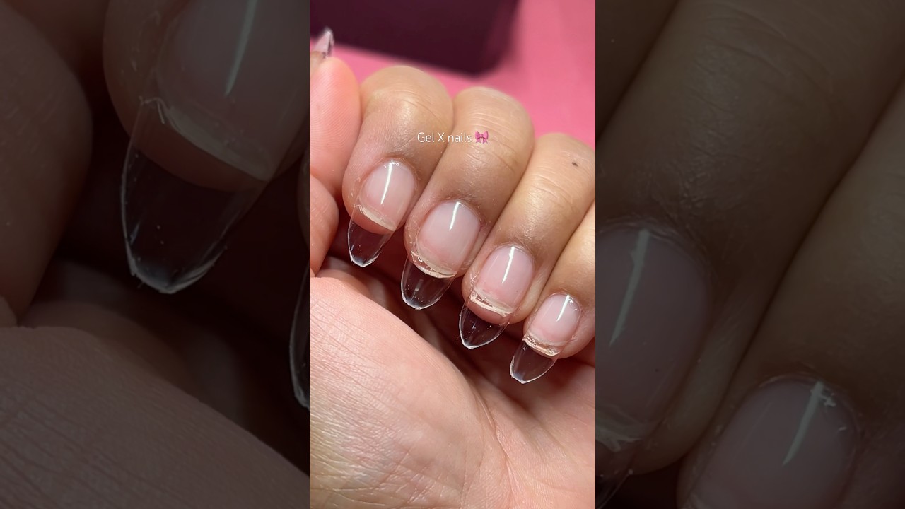 It's so much easier like this✨💅🏽 gel x #nails