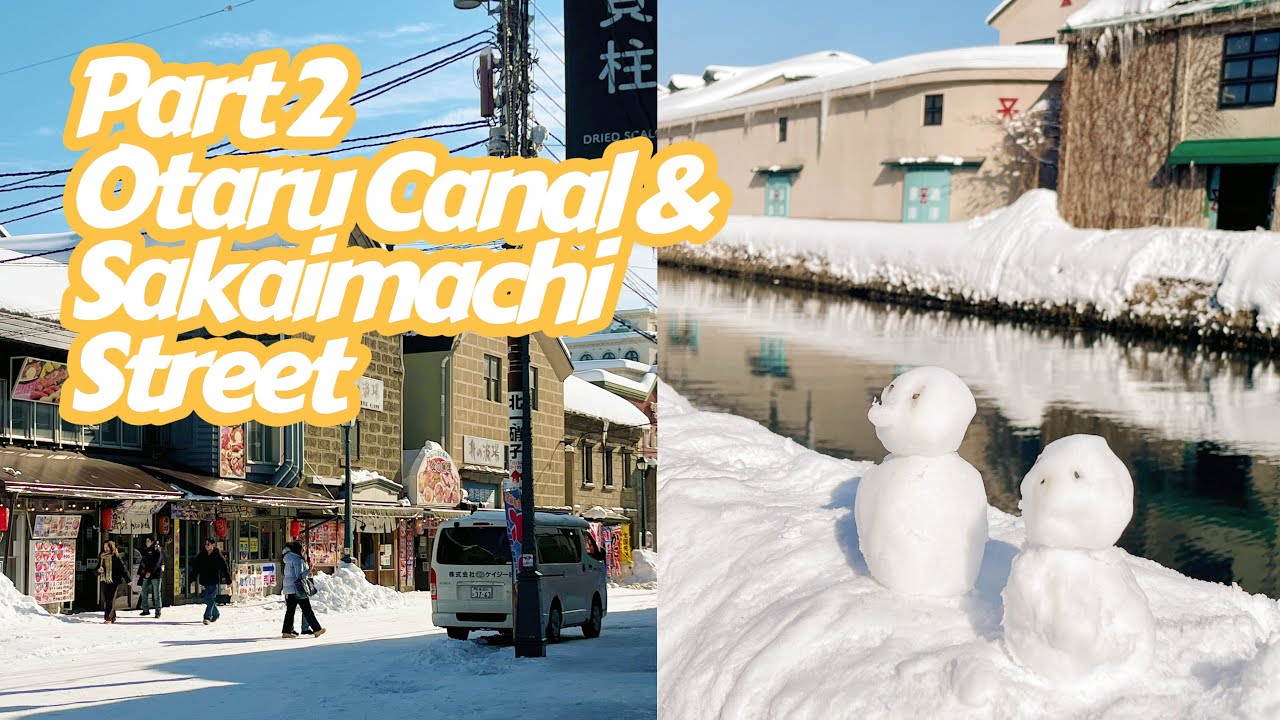 POV Otaru:  Otaru Canal & Sakaimachi Shopping Street ❄️🏬 | Walking Tour