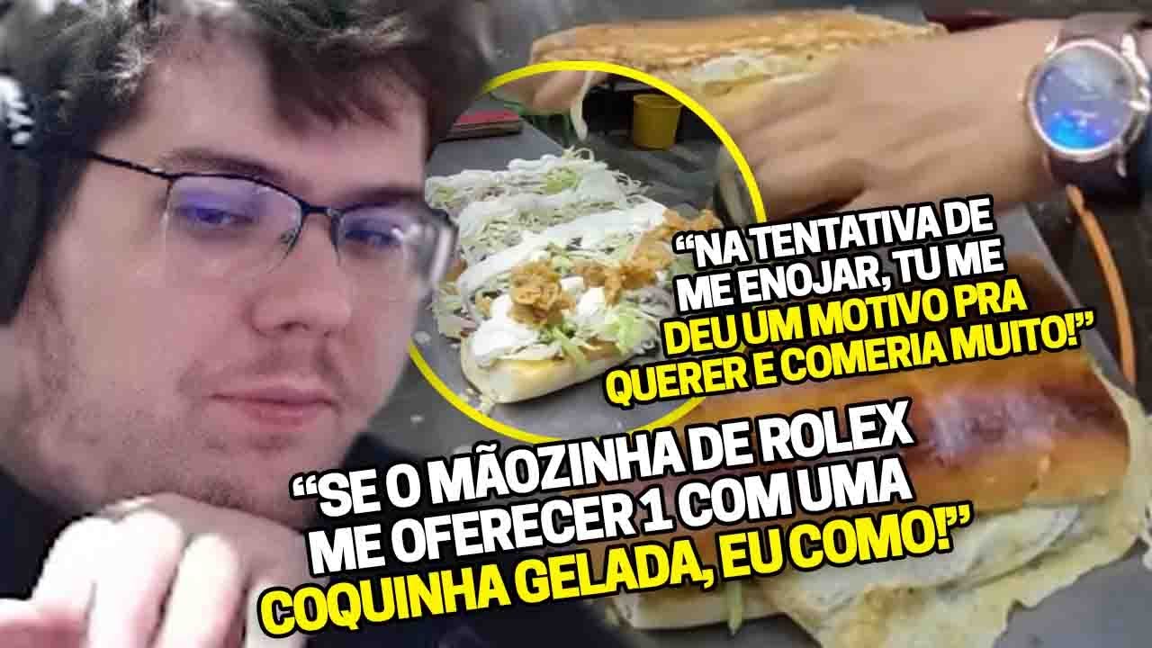 CASIMIRO REAGE: SIMPLESMENTE O HAMBÚRUGER ESTILO SUBWAY INDIANO! COMERIA? | Cortes do Casimito