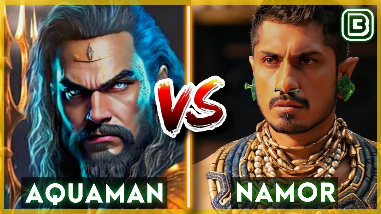 Namor Vs Aquaman | Superhero Showdown In Hindi | BlueIceBear
