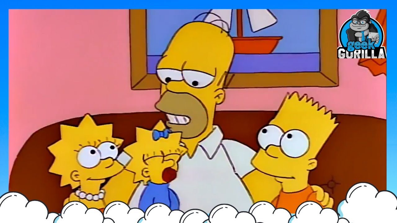 ¡Top 10 MOMENTOS en que HOMERO SIMPSON fue un BUEN PADRE! 🍩 | #GorillaGeek