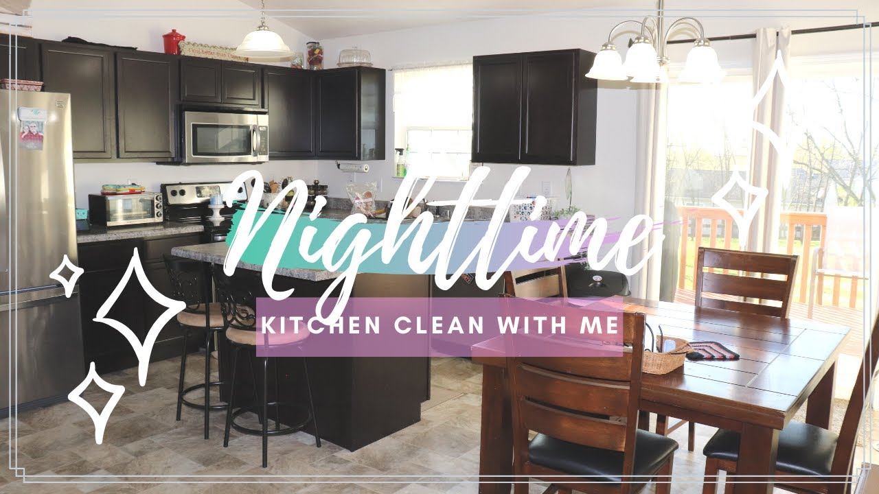 Nighttime Kitchen CLEAN WITH ME (Collab with Stef)