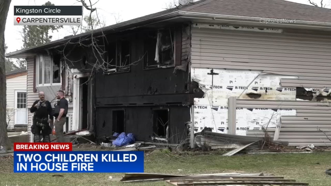2 children killed in house fire in Carpentersville, fire officials say
