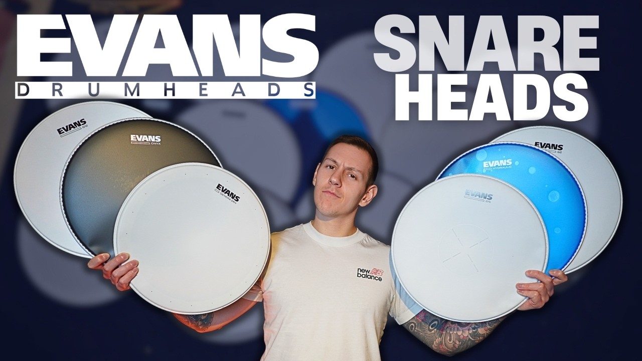 Evans Snare Head Comparison | 13 Heads Tested