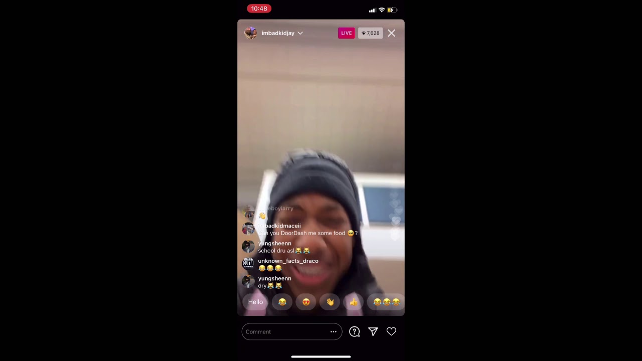 Imbadkidjay Instagram Live