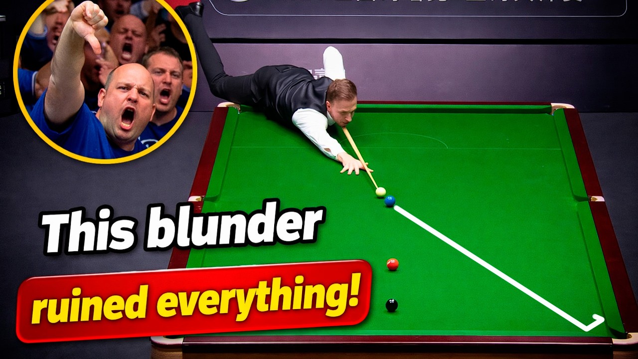 That's how one action in snooker can ruin everything! Ronnie O'Sullivan! Snooker