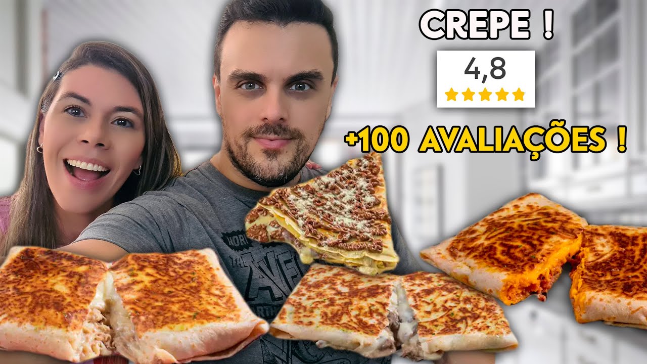 MELHOR DE CREPE DO APLICATIVO ! MUITAS AVALIAÇÕES !