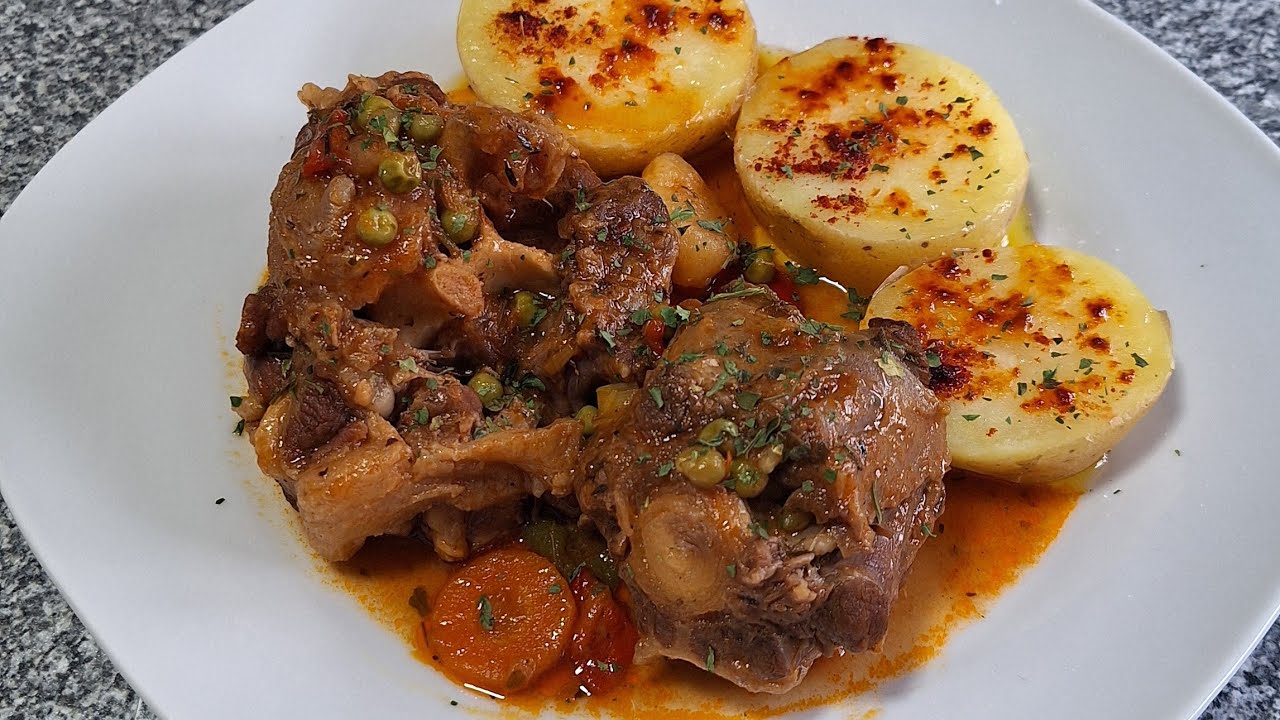 Rabo con vino Pedro ximénez