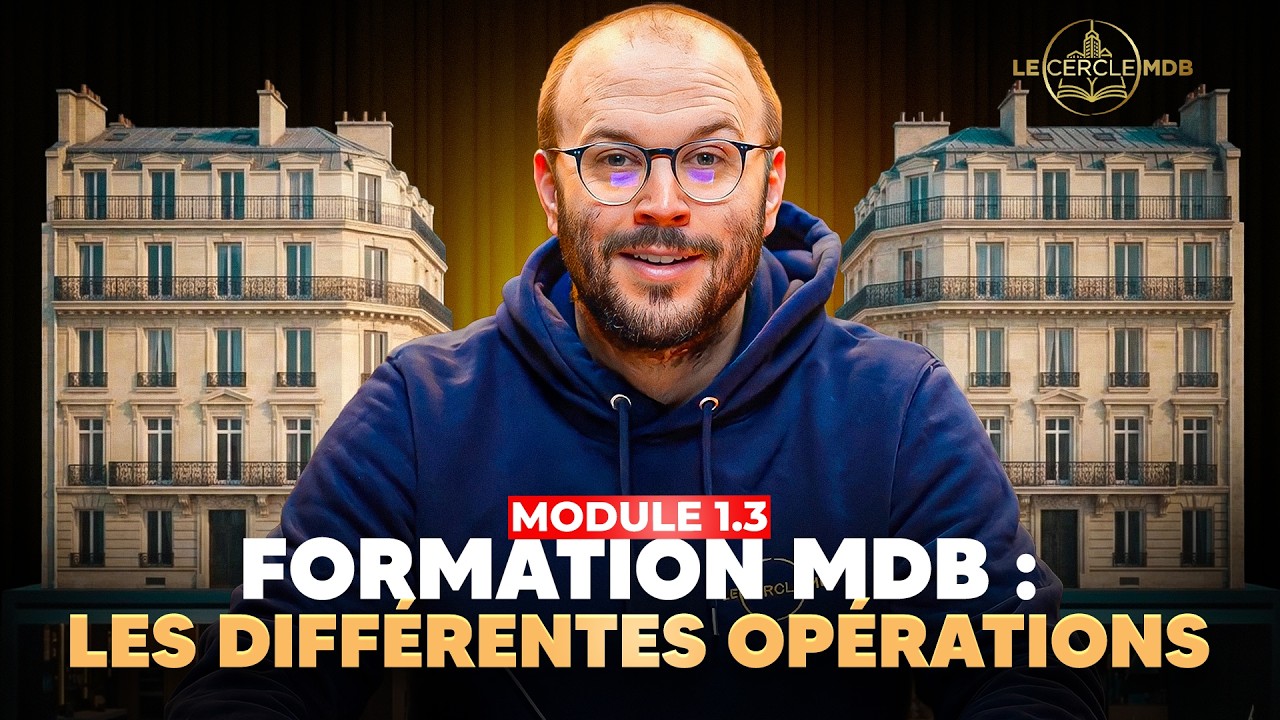 Formation MDB M1.3 : les différentes opérations
