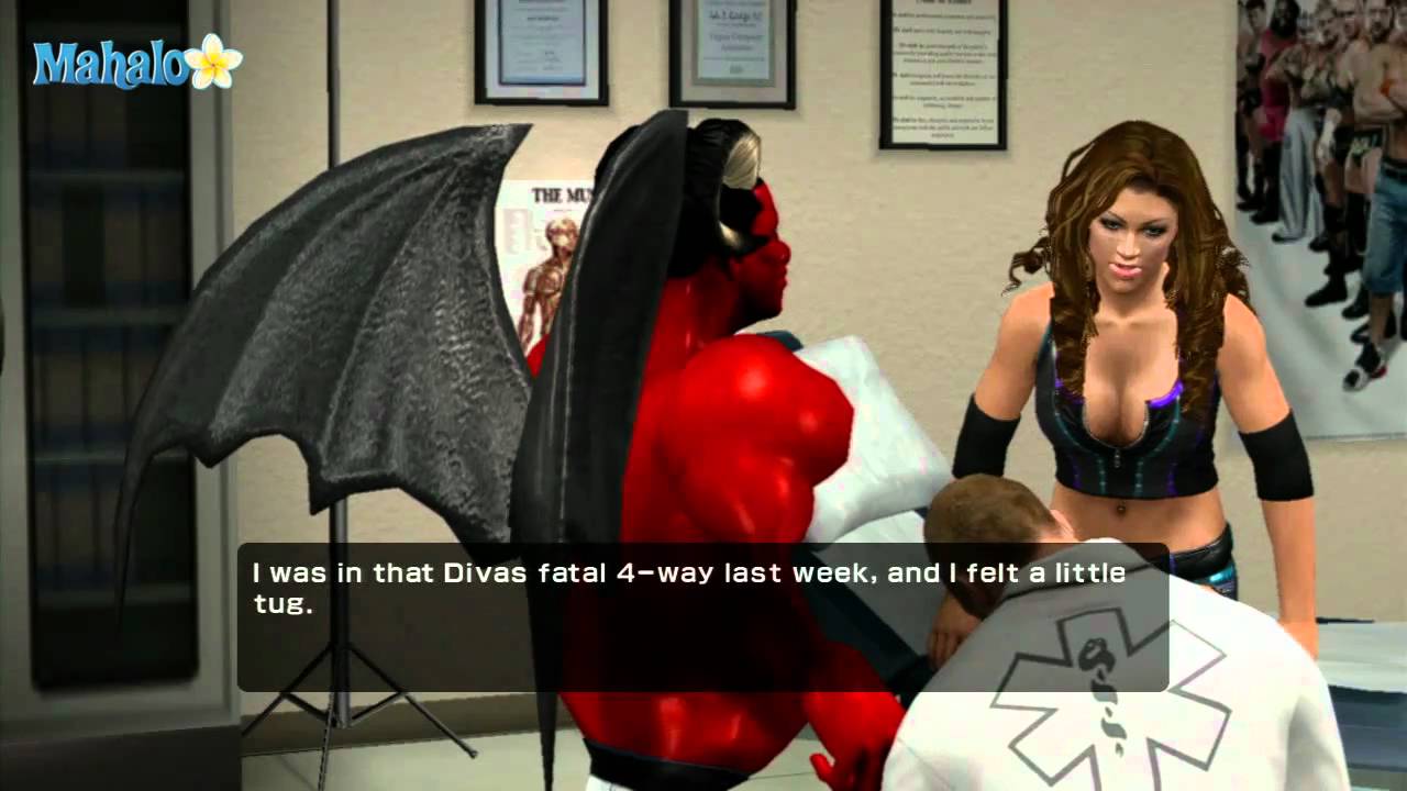 Smackdown Vs Raw 2011 Walkthrough - Road to Wrestlemania - Vs. Undertaker - Backstage 8