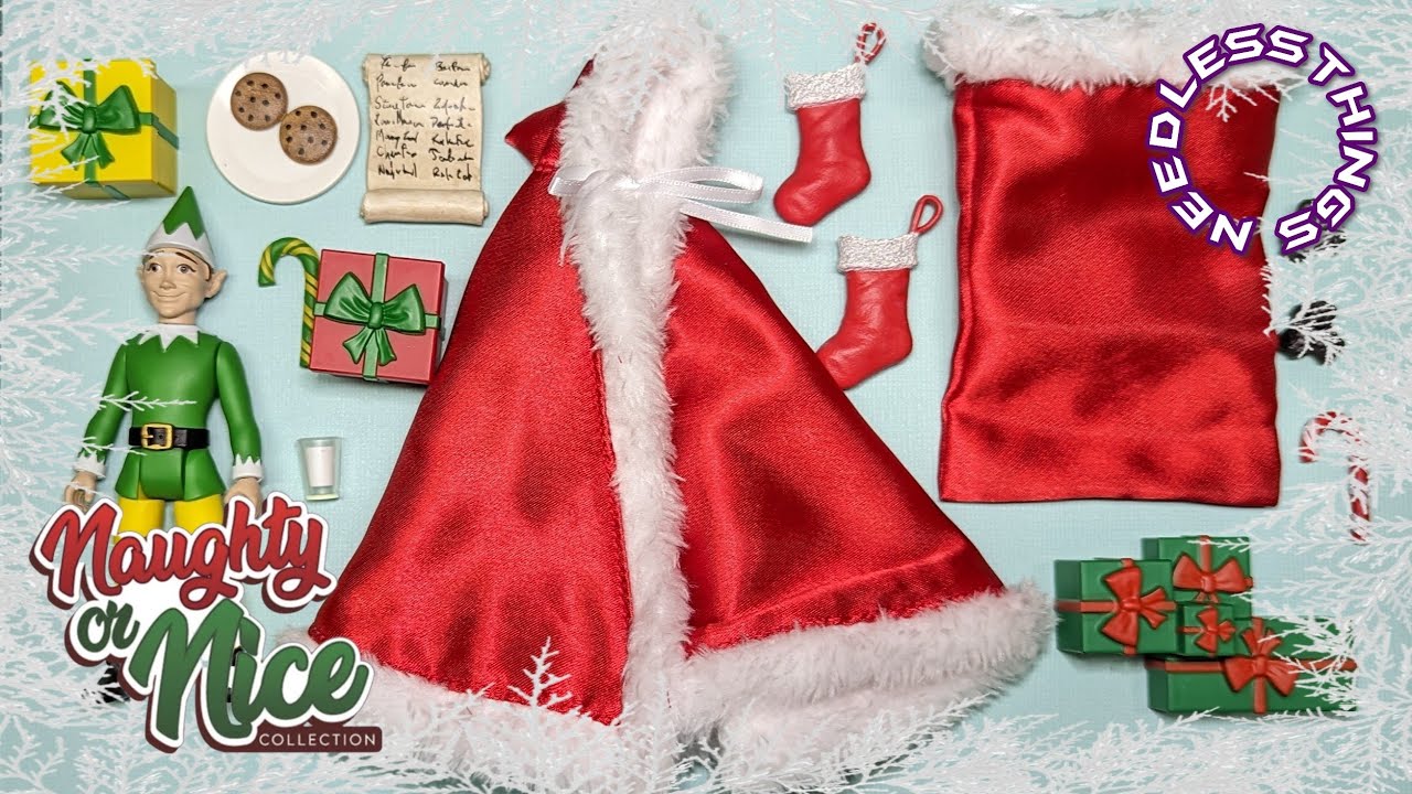 Набор аксессуаров Fresh Monkey Fiction Naughty or Nice Collection и распаковка эльфа Спайка
