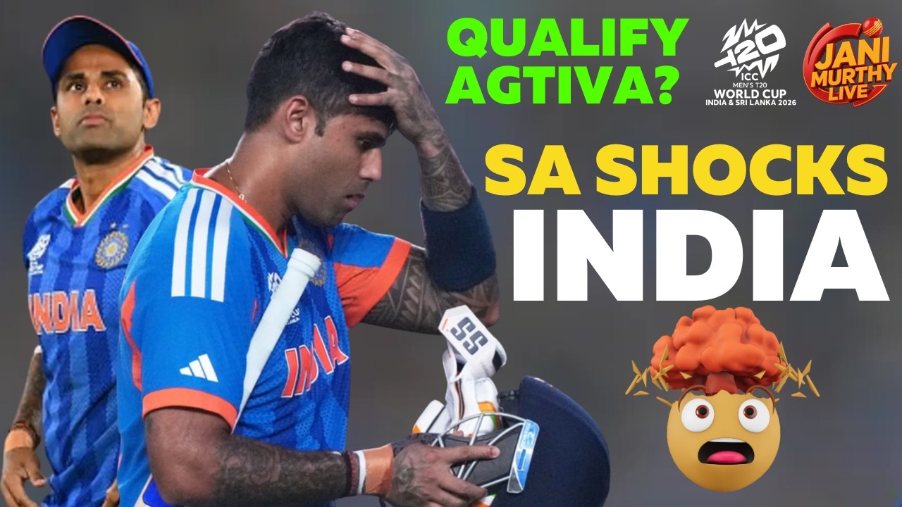 India's Unbeaten Streak Shattered! | SA win by 76 runs | ICC T20 World Cup 2026 | Live with Jani🔴