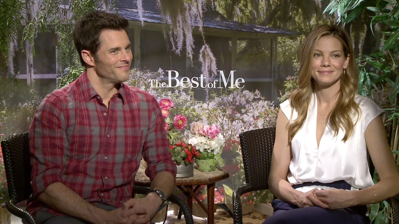James Marsden & Michelle Monaghan - The Best of Me Interview HD