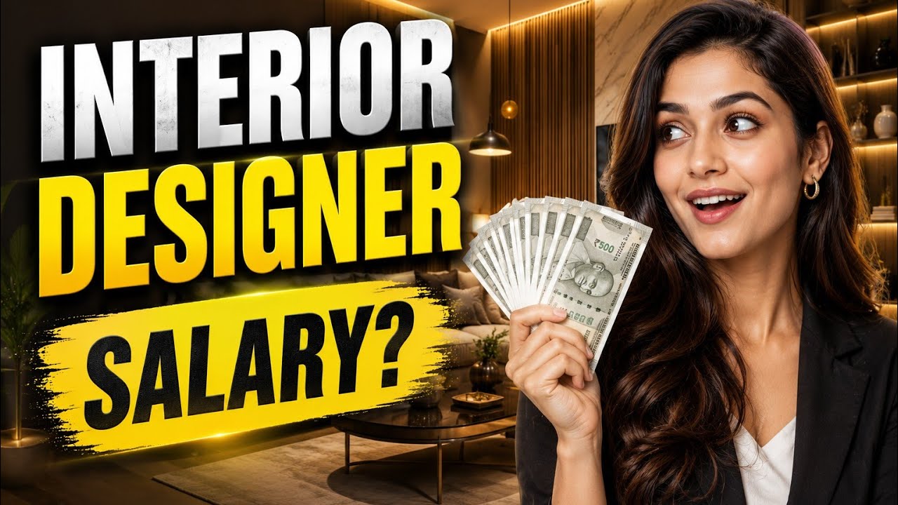 Interior designer ki salary kitni hoti hai||Career, Growth & Income Explained #learnflowstudio
