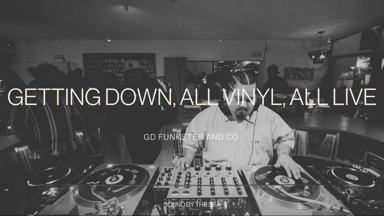 Getting down, all vinyl, all live - with the Oside homies