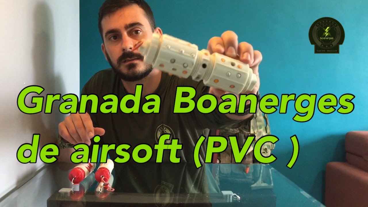 Granada Boanerges airsoft(PVC) caseira