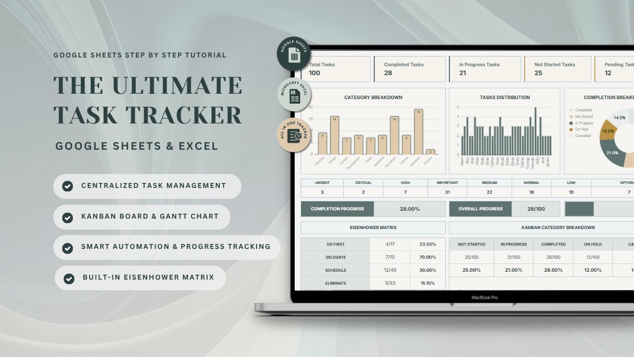 Organize Your Life with the Ultimate Task Tracker Spreadsheet