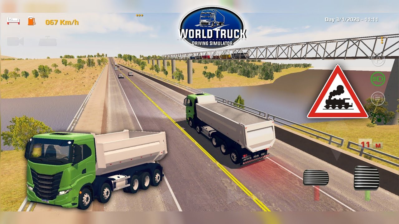 World Truck Driving Simulator - GamePlay #56 (UPDATE Cities | Belém • Araguaína | Railway Bridge )