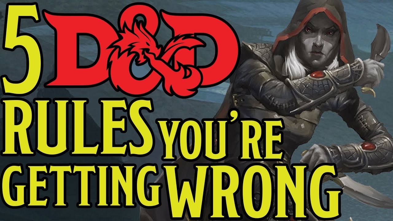 Top 5 Dungeons and Dragons 5e Rules Everyone Gets Wrong