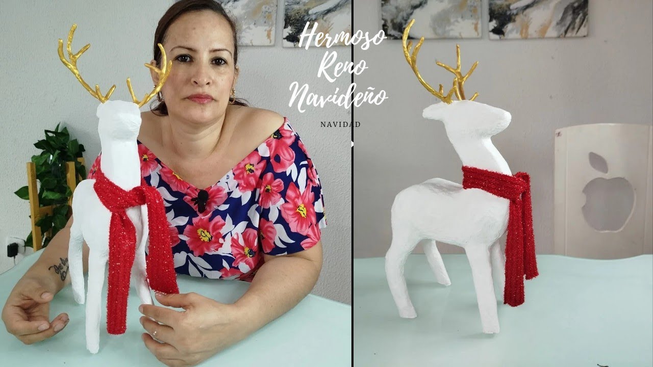 COMO HACER UN RENO NAVIDEÑO 🎄