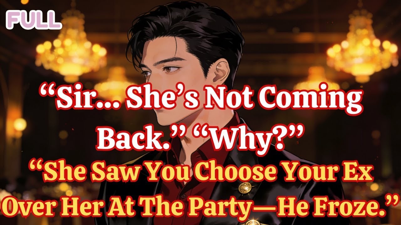 Sir… She’s Not Coming Back ” “Why” “She Saw You Choose Your Ex Over Her At The Party—He Froze ”