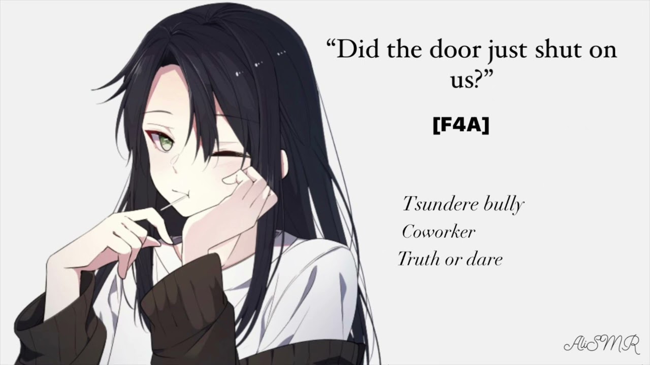 Trapped with your tsundere bully co-worker [F4A] [enemies to lovers] {Girlfriend ASMR}