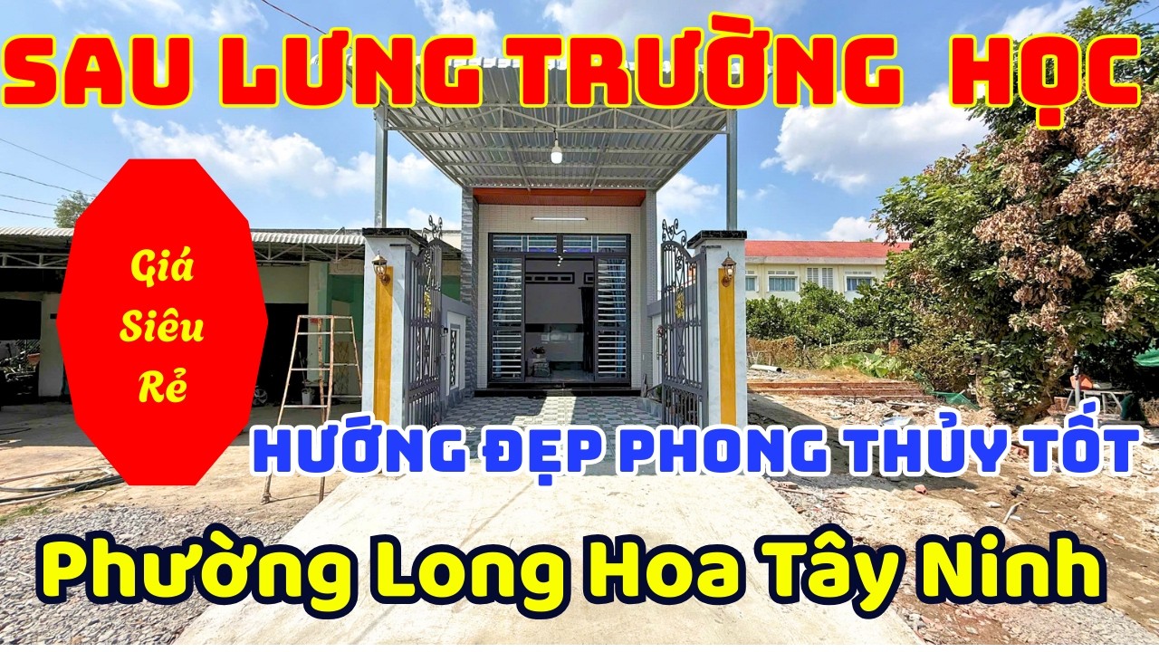 Siêu Phẩm Phân Khúc Giá Rẻ Phường Long Hoa , Sau Lưng Trường Học Cấp 1 Khu Dân Cư Đông