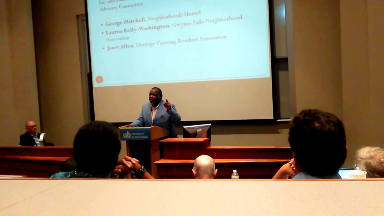 Neighborhoods United at U of B's Baltimore Data Day 2017