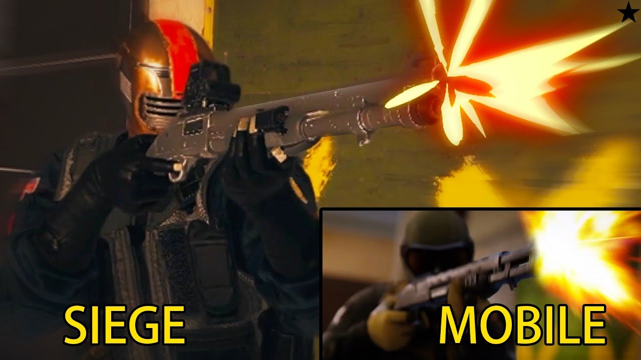 Recreating mobile trailer with Rainbow Six SIEGE