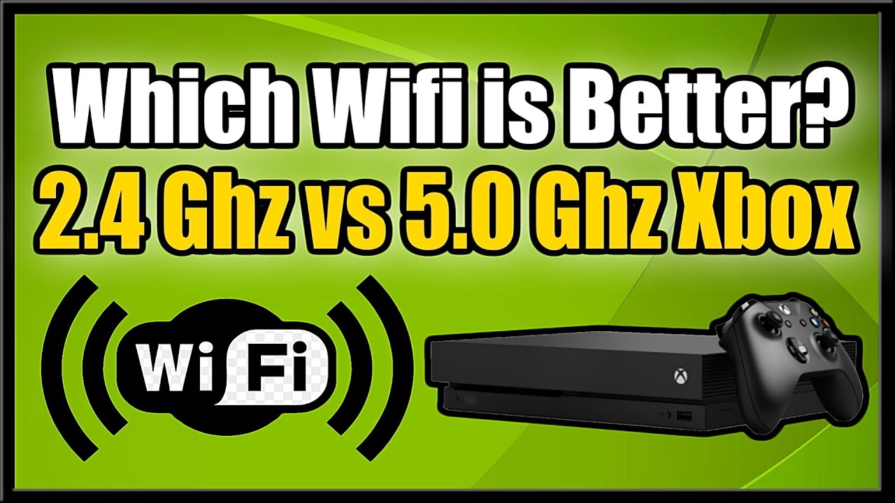 Which is Better & Faster 2.4Ghz vs 5.0Ghz Wifi on Xbox One (Gaming Tutorial)