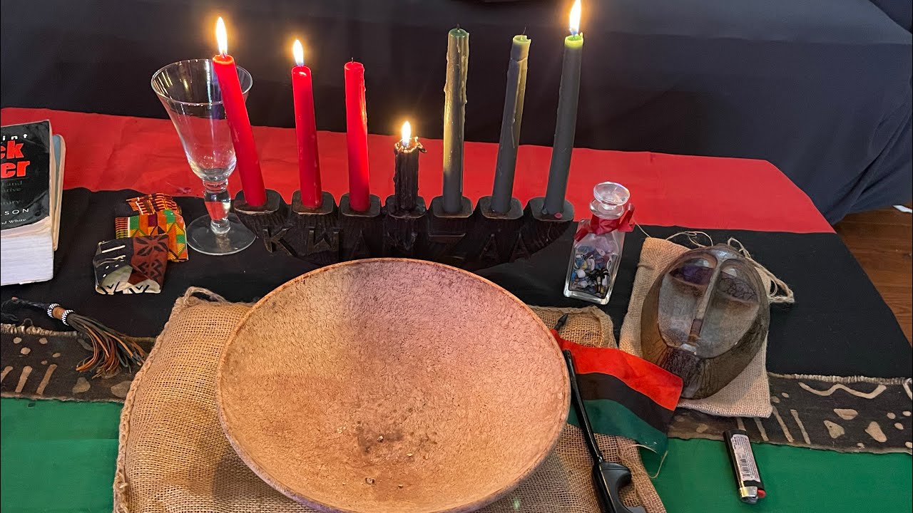 How I Light My Candles For Kwanzaa #kwanzaa
