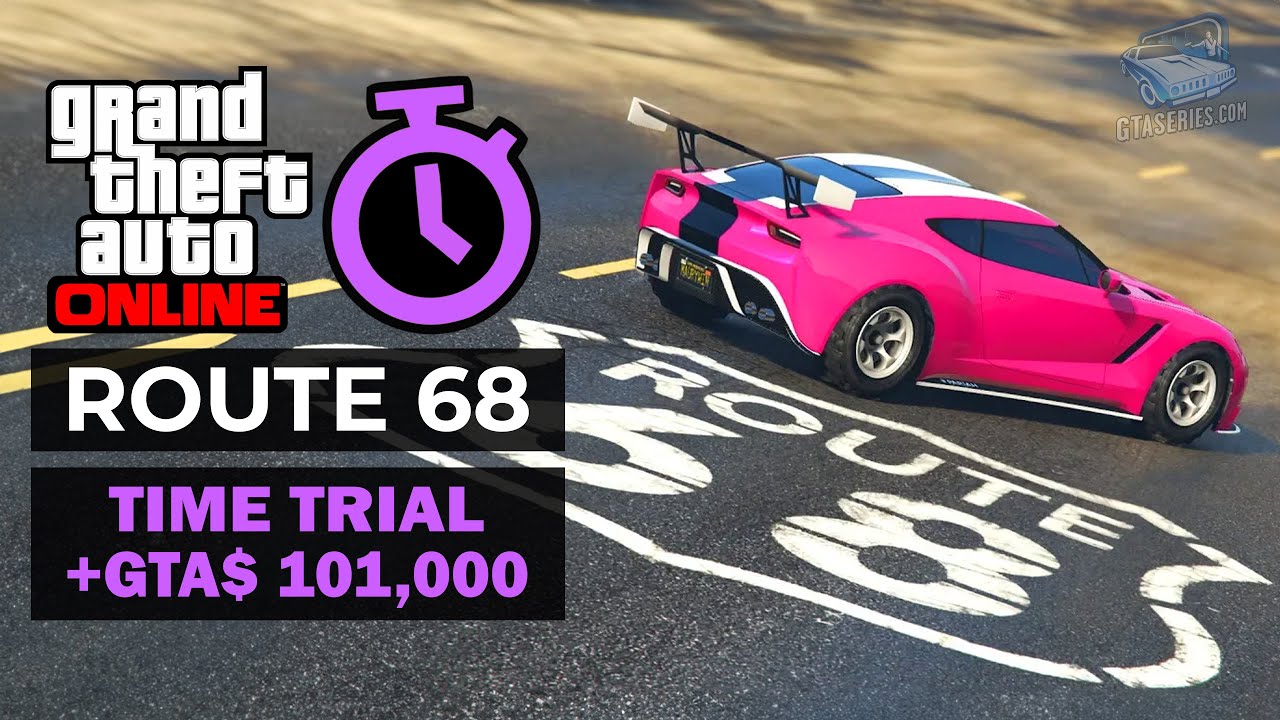 GTA Online Time Trial - Route 68 (Under Par Time)