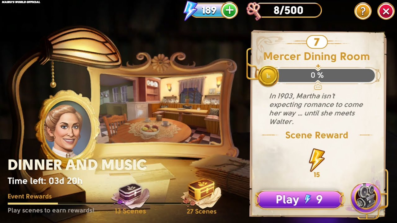 June's Journey Secrets 13r Scene 7 Mercer Dining Room Word Mode 4K ULTRA HD
